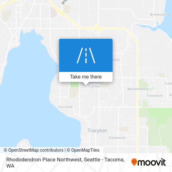 Mapa de Rhododendron Place Northwest