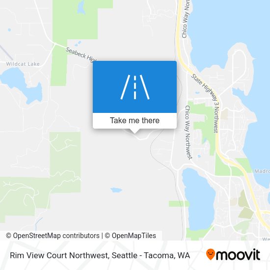 Rim View Court Northwest map
