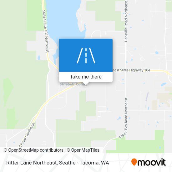 Ritter Lane Northeast map