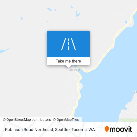 Mapa de Robinson Road Northeast