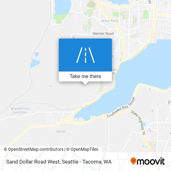 Mapa de Sand Dollar Road West