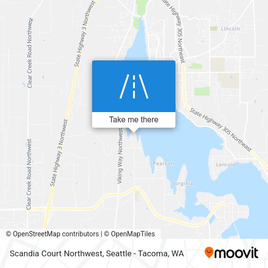 Scandia Court Northwest map