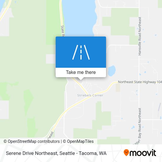 Serene Drive Northeast map
