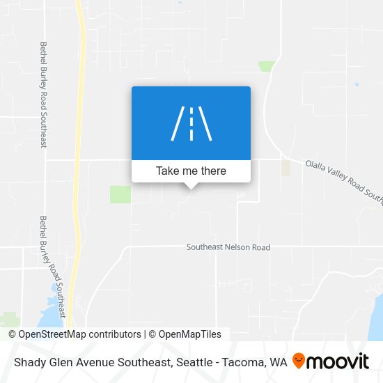 Mapa de Shady Glen Avenue Southeast