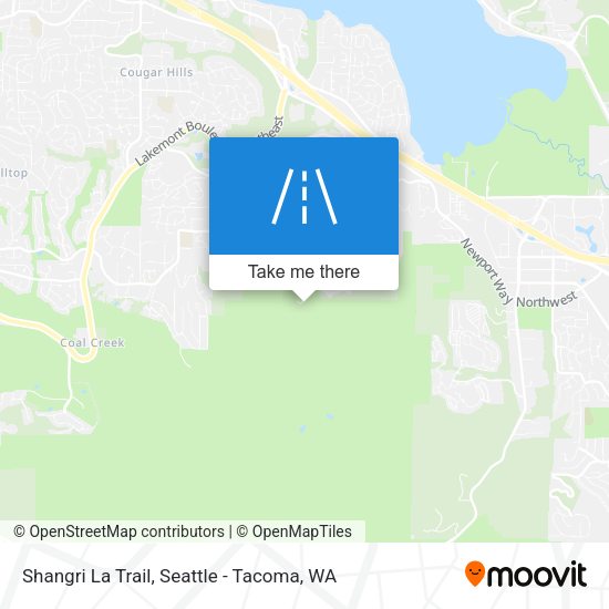 Shangri La Trail map