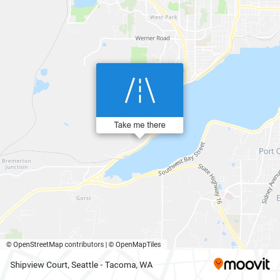 Mapa de Shipview Court