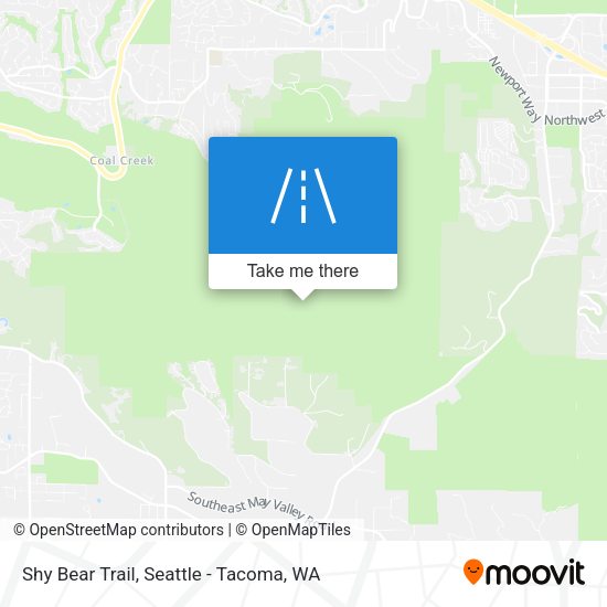Shy Bear Trail map