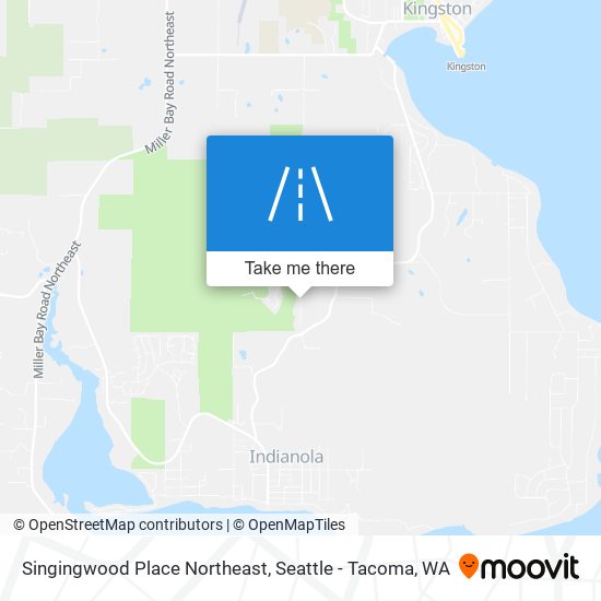 Singingwood Place Northeast map