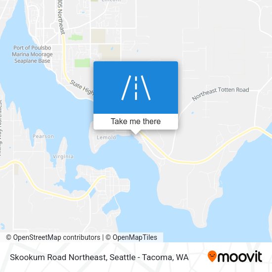 Skookum Road Northeast map
