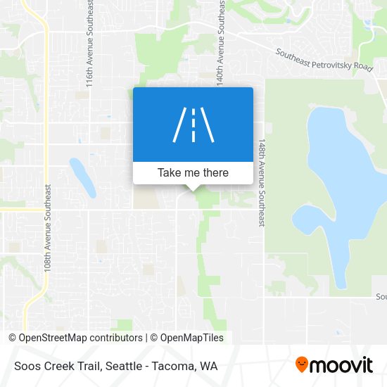 Mapa de Soos Creek Trail