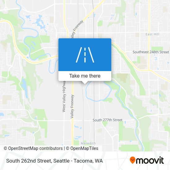 Mapa de South 262nd Street