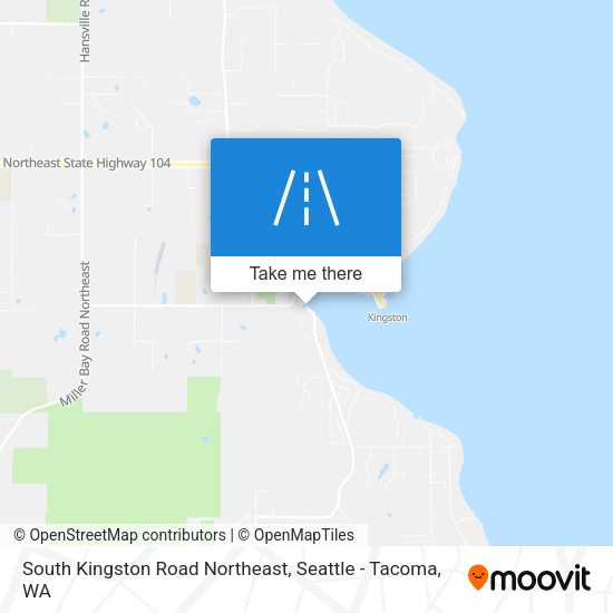 Mapa de South Kingston Road Northeast