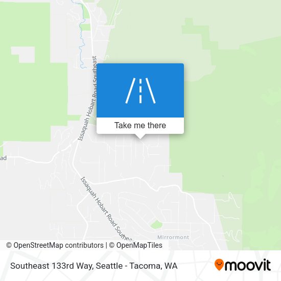 Southeast 133rd Way map
