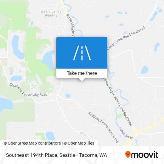 Mapa de Southeast 194th Place