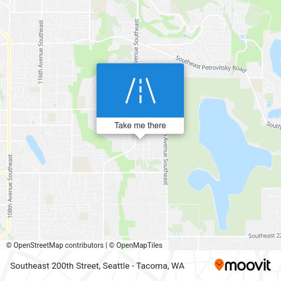 Mapa de Southeast 200th Street