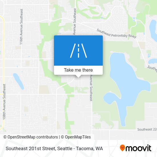 Southeast 201st Street map