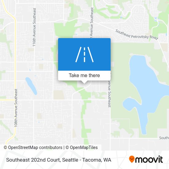 Southeast 202nd Court map
