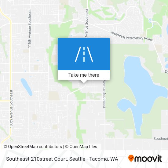 Southeast 210street Court map