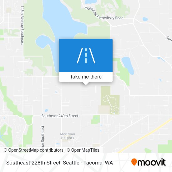 Southeast 228th Street map