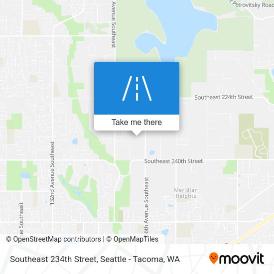 Mapa de Southeast 234th Street