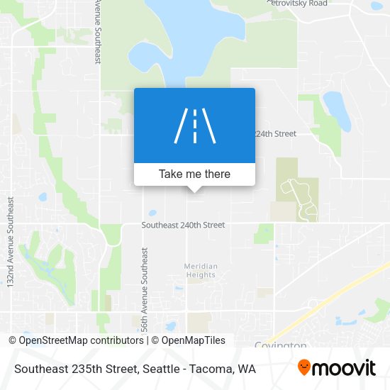 Southeast 235th Street map