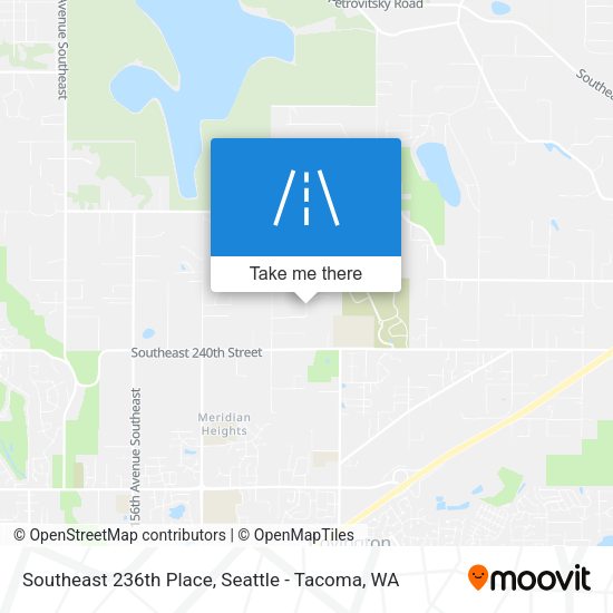 Southeast 236th Place map
