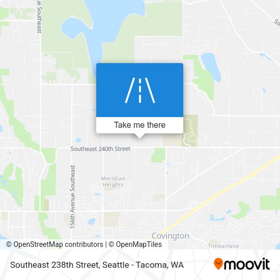 Southeast 238th Street map