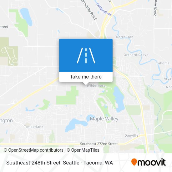 Mapa de Southeast 248th Street