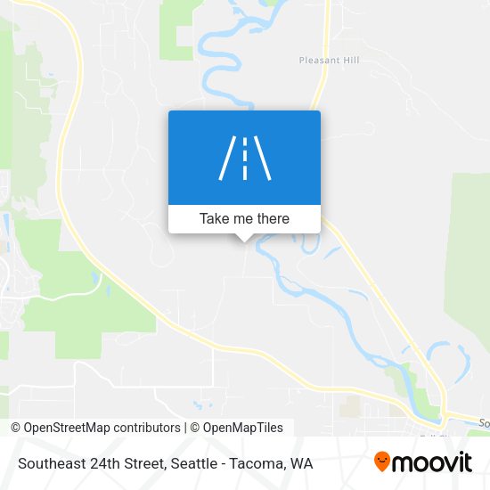 Southeast 24th Street map