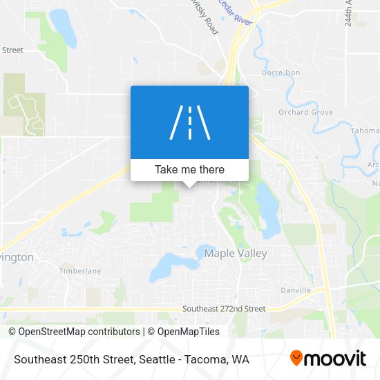 Mapa de Southeast 250th Street