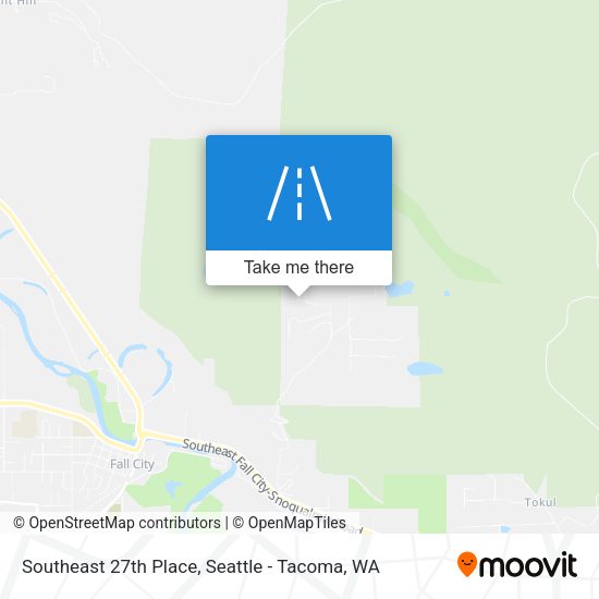 Southeast 27th Place map
