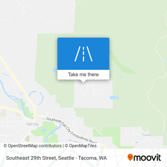 Southeast 29th Street map