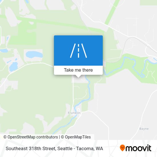 Southeast 318th Street map