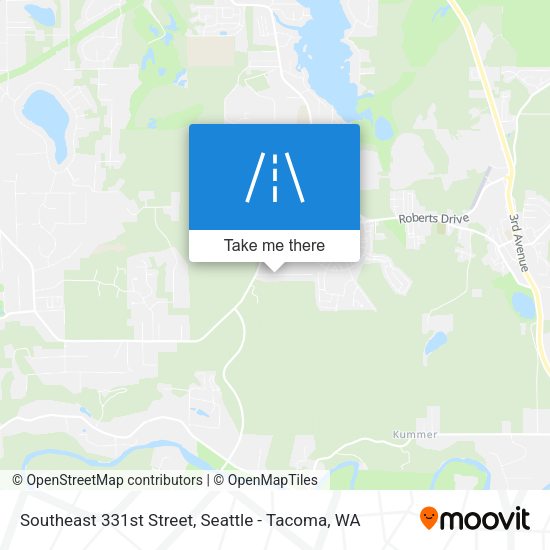 Southeast 331st Street map