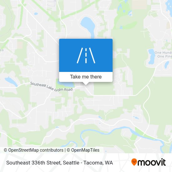 Southeast 336th Street map