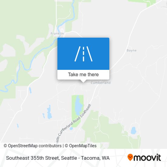 Mapa de Southeast 355th Street