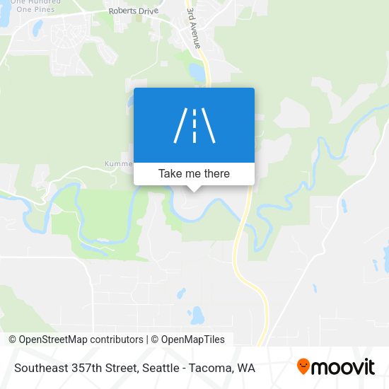 Southeast 357th Street map