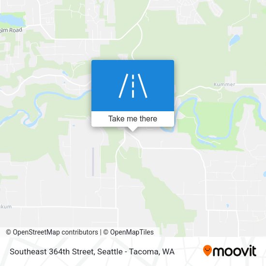 Southeast 364th Street map