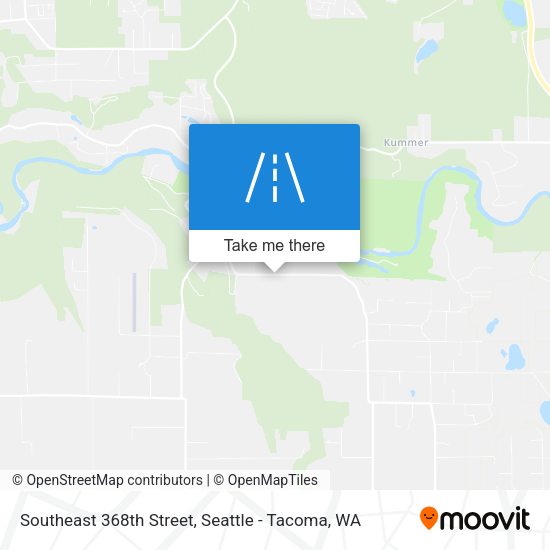 Southeast 368th Street map