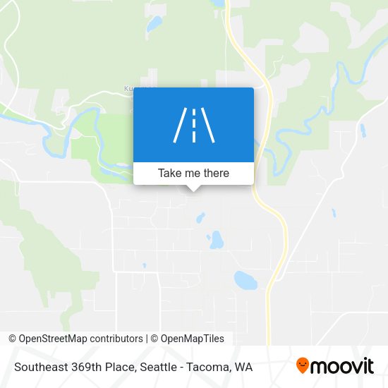 Southeast 369th Place map