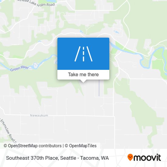 Southeast 370th Place map