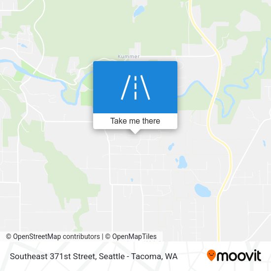 Southeast 371st Street map