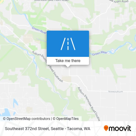 Southeast 372nd Street map