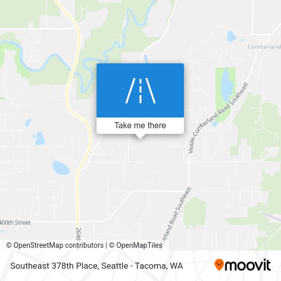 Southeast 378th Place map