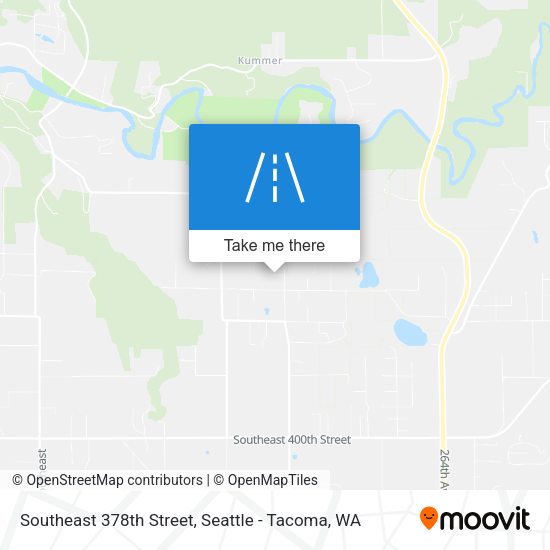 Mapa de Southeast 378th Street