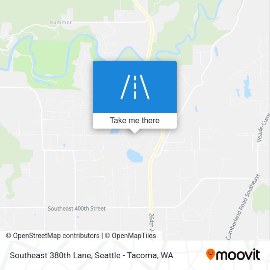 Southeast 380th Lane map