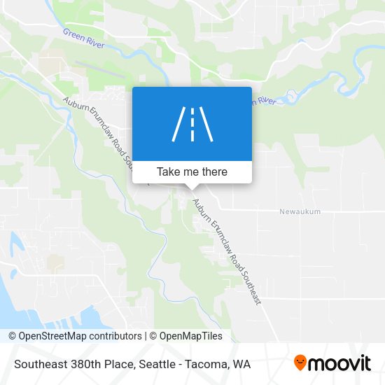 Southeast 380th Place map