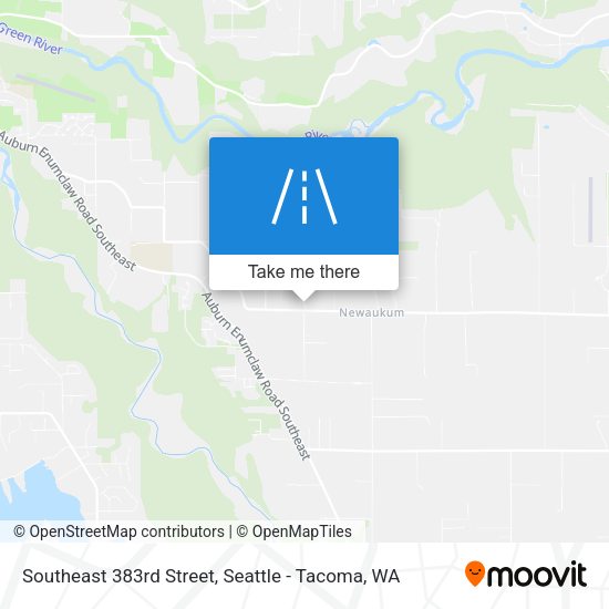 Southeast 383rd Street map