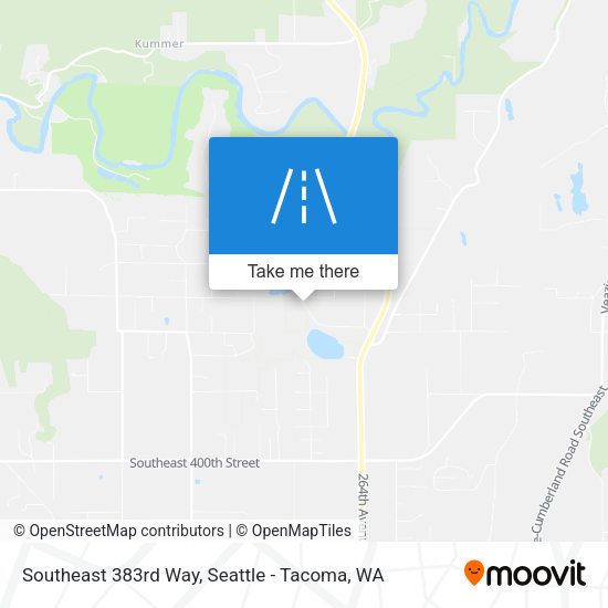 Southeast 383rd Way map
