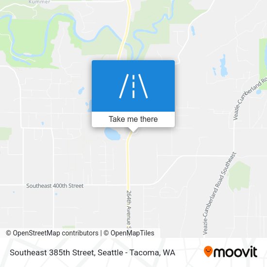 Southeast 385th Street map